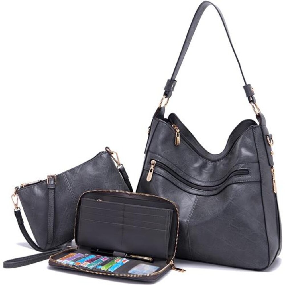 Women Large Crossbody Bags Ladies Satchel Shoulder Handbags Purse and Wallet